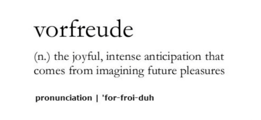 vorfreude